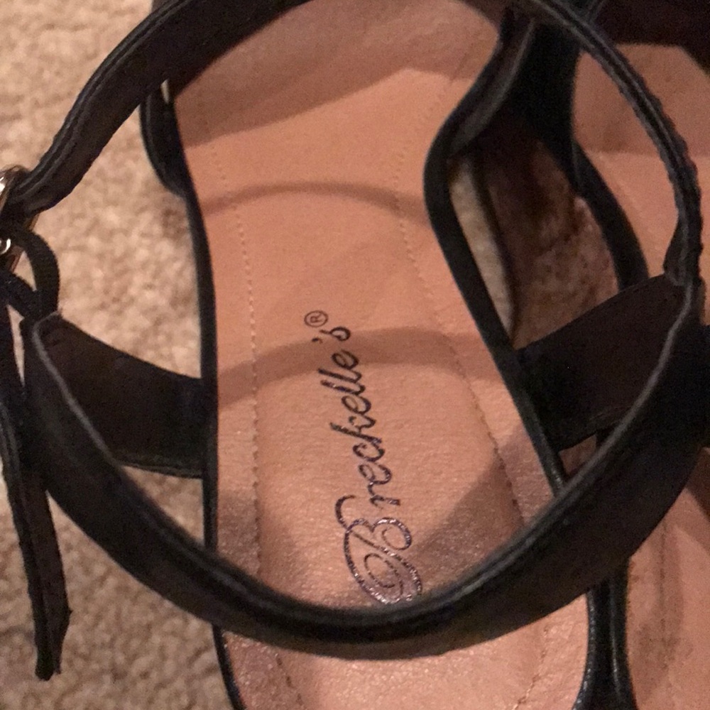 Black cork wedges like new - Picture 3 of 8
